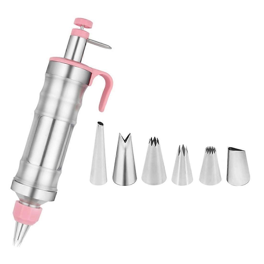 Set Aus Edelstahl-dessertspritzen, Spritztüllen Zum Dekorieren Von Keksen Und Kuchen
