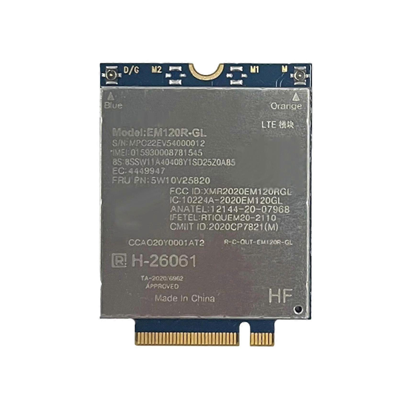 Em120r-gl Em120r Cat12 600mbps M.2/key B 4g Modul Für Thinkpad X1 Yoga 6. Generation, X13 Yoga, P14s, T14, T15 Und T15s