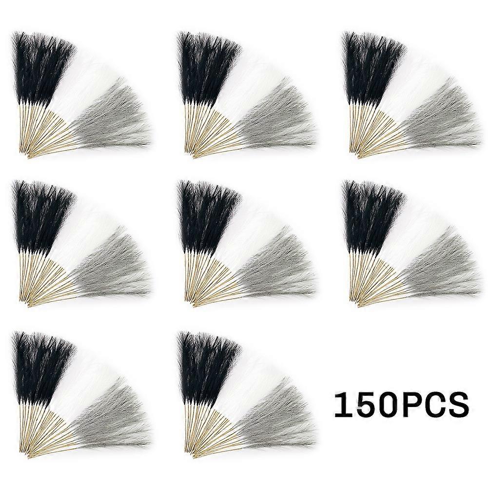 150 Stück Dekoratives Kunstrasen, 55 Cm Hoch, Kunstrasen Mit Pompon-blumenmuster, Künstliche Pflanzen Für Vasen Und Bodendekorationen