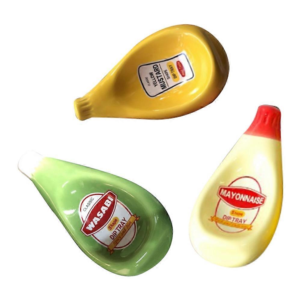 Einzigartig Geformter Keramikteller Für Saucen, Salat Und Ketchup, Hübscher Senfteller, Trendiges Geschirr Für Eine Elegante Tischdekoration.