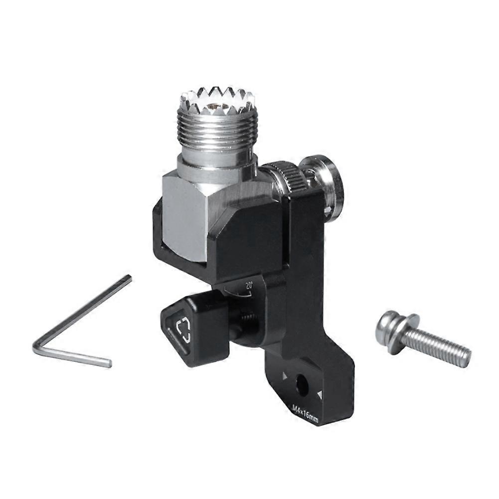 Cnc-gefräste Rc-2 Schnellverschluss-antennenhalterung Aus Aluminiumlegierung Für Icom705 Icom Ic-705 Rc2 Für Ark-705 Abschirmung (so239-adapter)