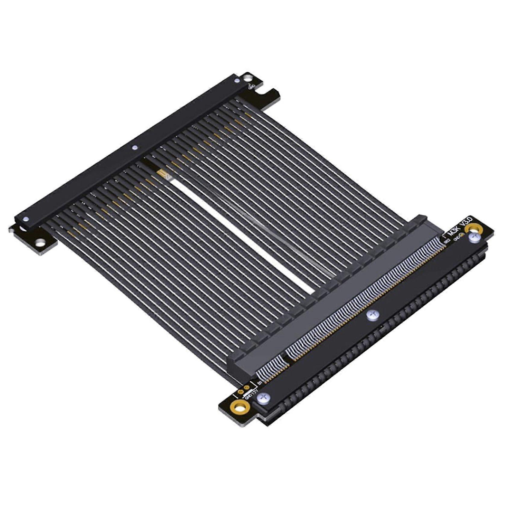 18 Cm Pcie 4.0 X16 Verlängerungskabel, Dual Inverted Gen4 256 Gbit/s, Für Grafikkarte In Itx A4 Gehäuse