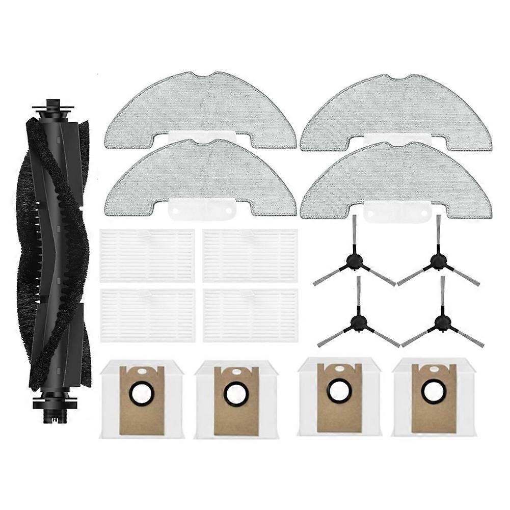 17-teiliges Set Für Airzeen Q10 Pro/airzeen J10/laresar P10 Saugroboter: Hauptbürste, Filter, Reinigungstuch Und Staubbeutel.