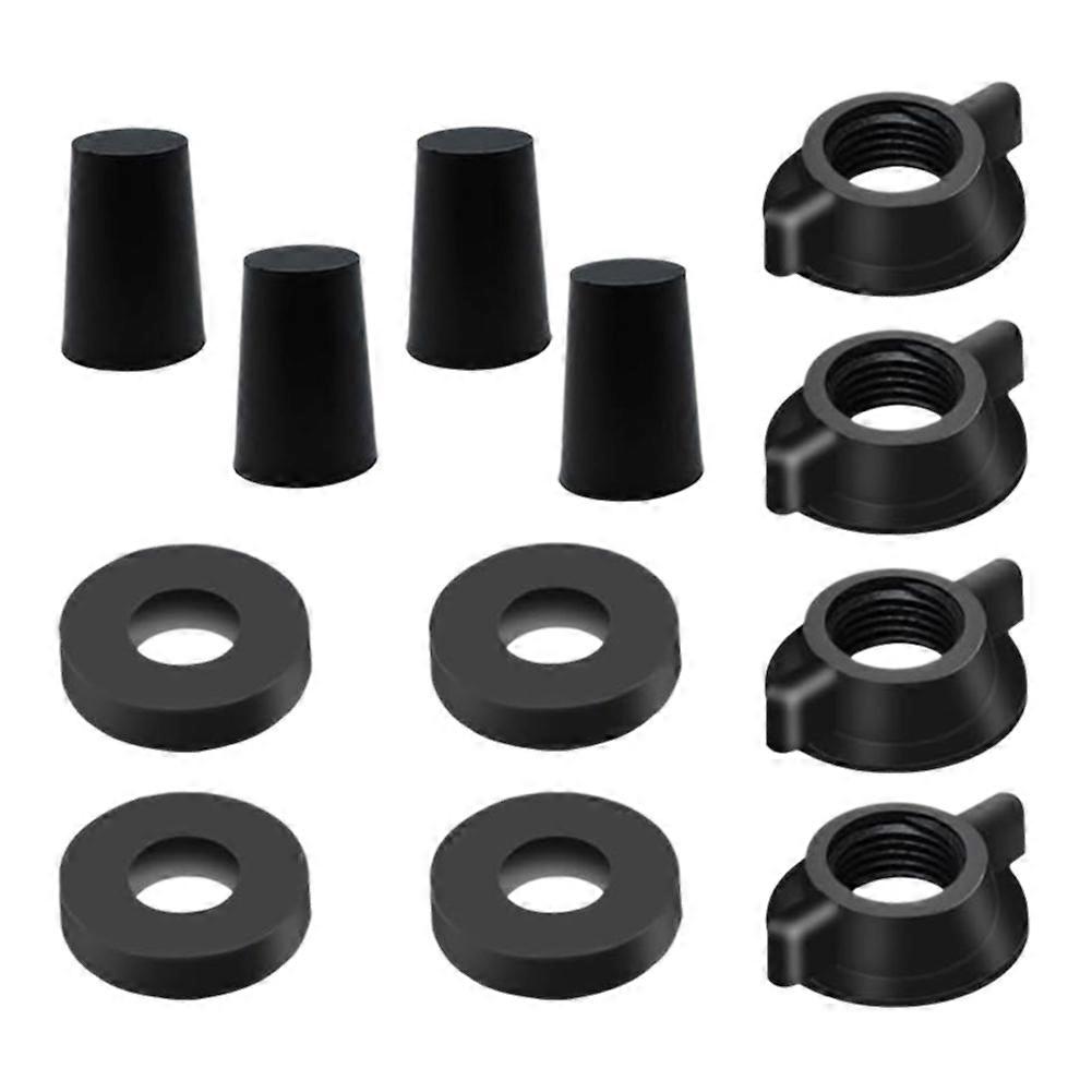 Berkey Filterelement-austauschset – 4 Flügelmuttern, 4 Unterlegscheiben Und 4 Silikonstopfen