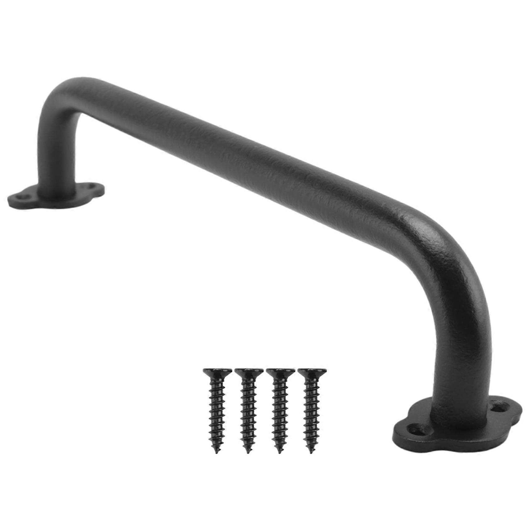25 Cm (10 Zoll) Industrielles Metallrohr-wandgeländer – Rohr-scheunentorgriff, Treppengeländer, Für Den Innen- Und Außenbereich