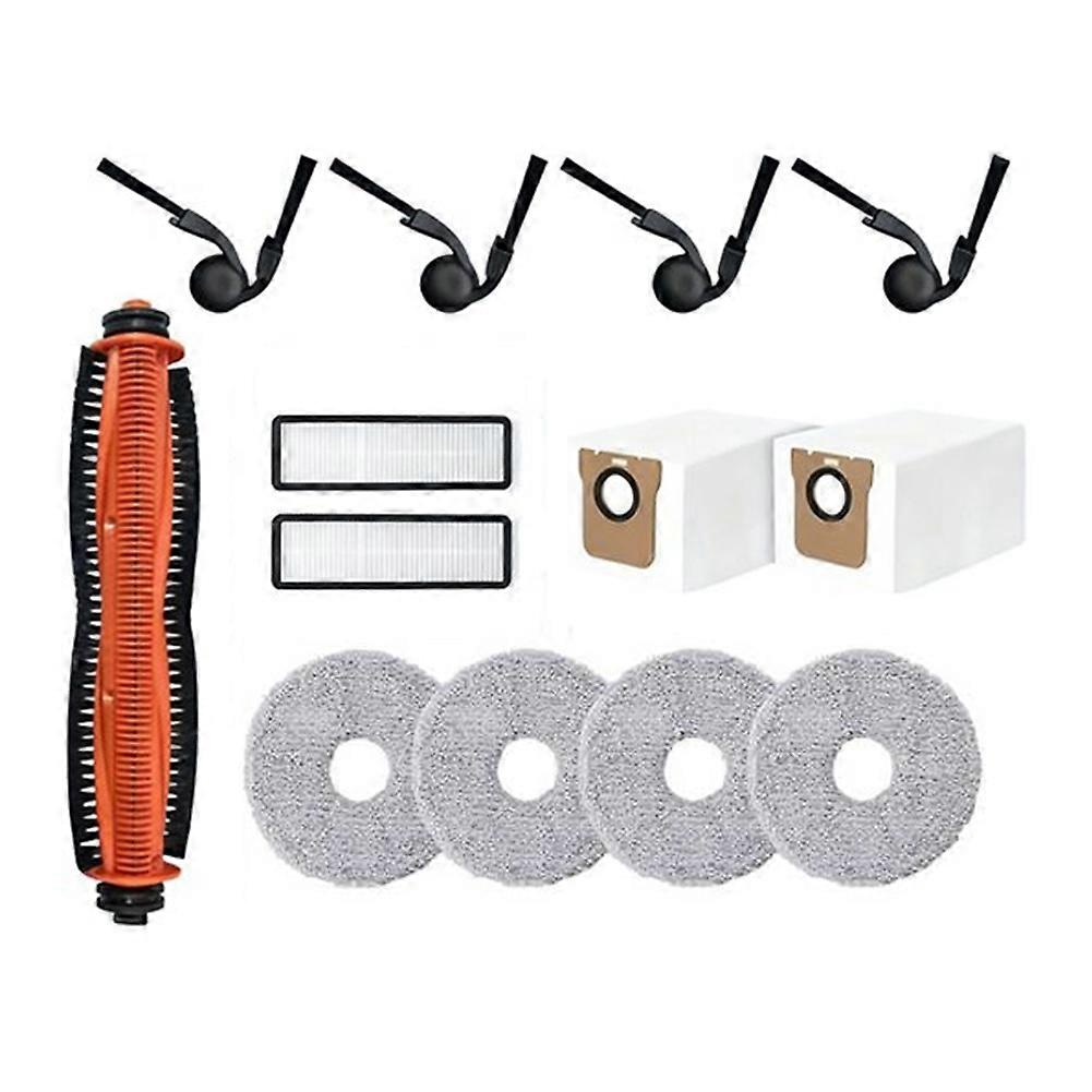 Ersatzteile Für Den Xiaomi Saugroboter 5 / Ov31gl: Hauptbürste, Seitenbürste, Hepa-filter, Reinigungstuch Und Staubbeutel.