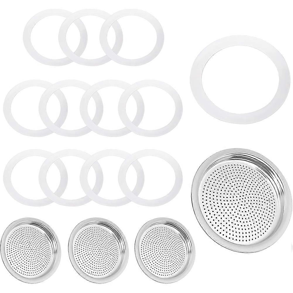 Packung Mit 16 Ersatzfiltern Für Die Bialetti 6-tassen Moka Express Kaffeemaschine (kompatibel Mit Den Modellen Fiammetta, Break, Happy, Dama Und Moka Melody).