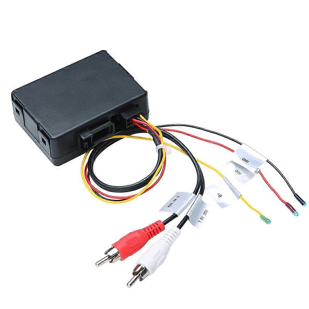 Rca-zu-aux-lichtwellenleiter-decoder-verstärker-konverter Für Bmw X1 Serie 1/3/5 E90 E91 E87 E70