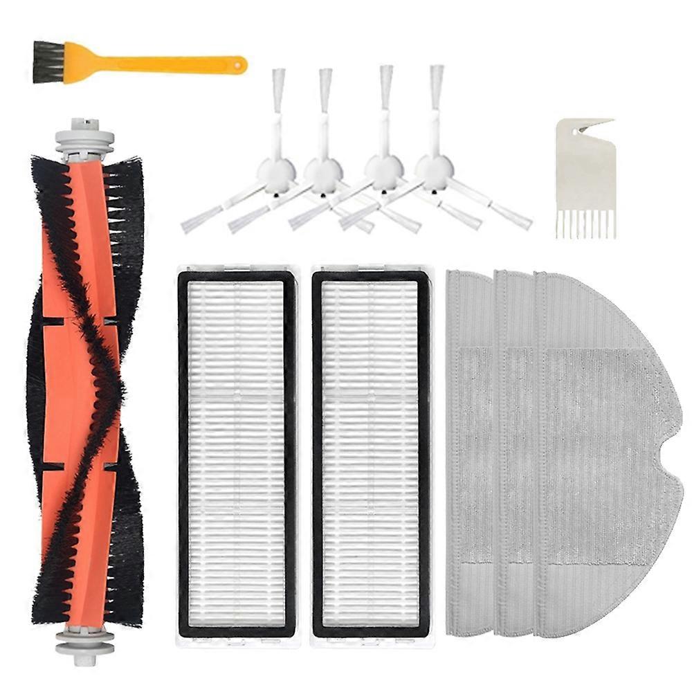 12-teiliges Set Für Den Xiaomi Dreame F9 Saugroboter: Hauptbürste, Seitenbürste, Hepa-filter Und Reinigungstuch.