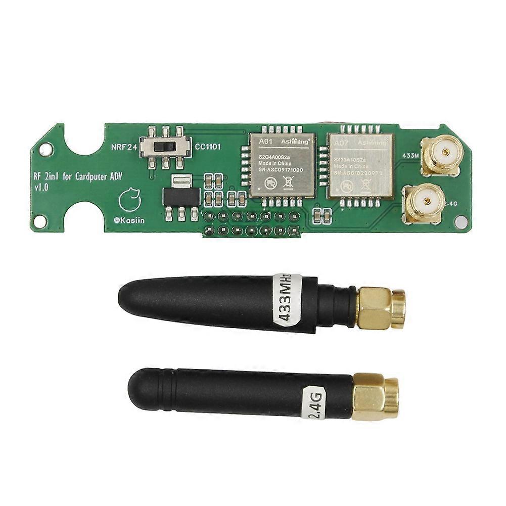 Das Fortschrittliche Hf-modul M5stack Cardputer 2-in-1 Ermöglicht Die Übertragung Und Den Empfang Im Sub-ghz-bereich Mit Adv Cc1101 Nrf24-unterstützung.