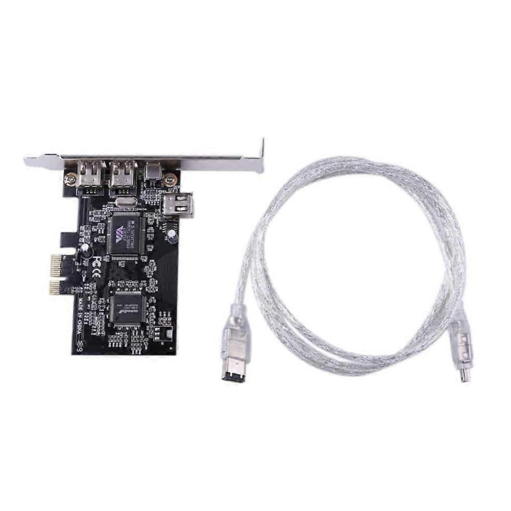 Pcie-adapterkarte Mit 4 Ports (3 X 6-pin + 1 X 4-pin), Firewire 800 Ieee 1394 High Speed (800 Mbit/s), 6-pin-auf-4-pin-adapterkabel Im Lieferumfang Enthalten
