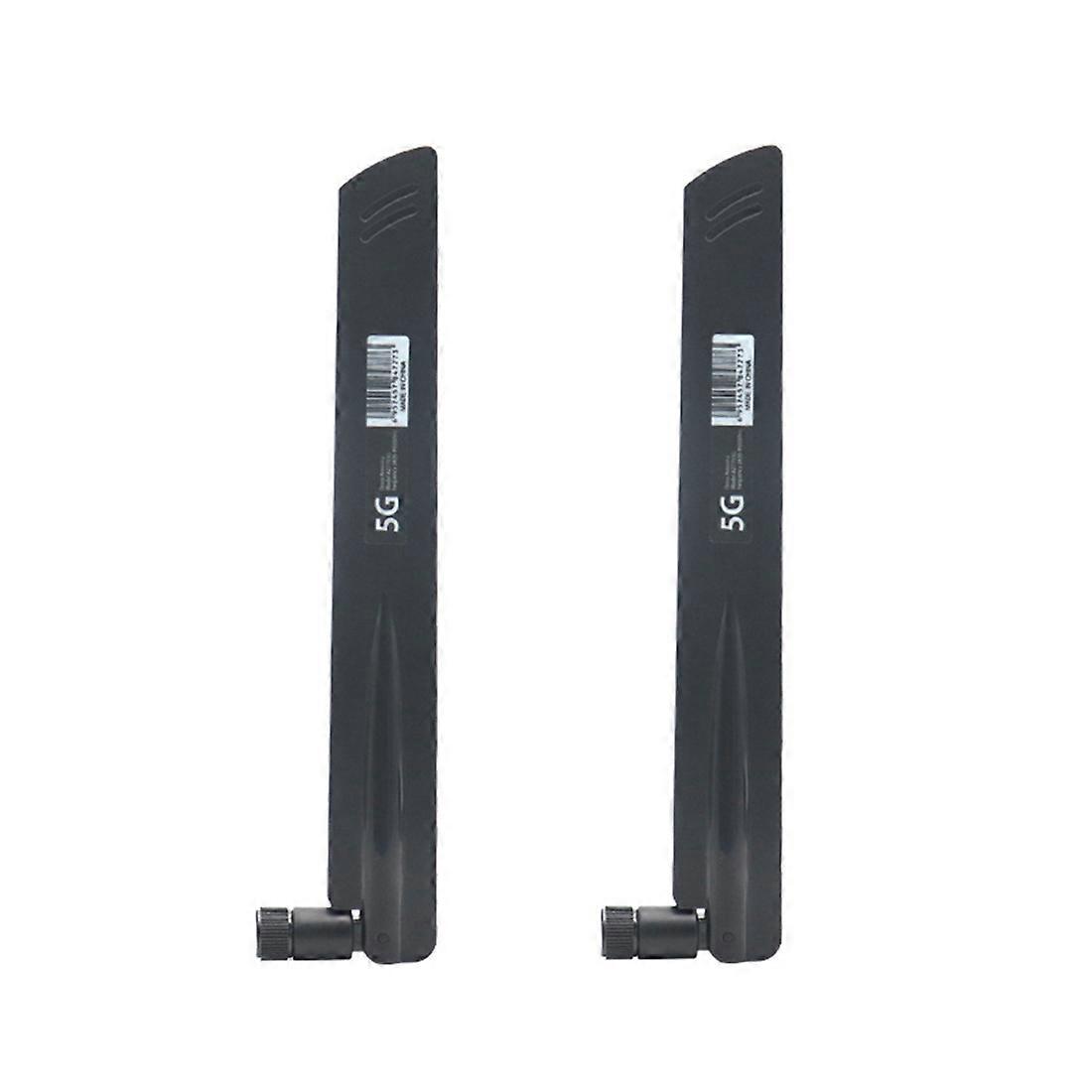 2 X 3g/4g/5g-antennen, 600-6000 Mhz, 18 Dbi Gewinn, Sma-stecker Für Drahtlose Netzwerkkarte Und Wi-fi-router, Hohes Signal (d)