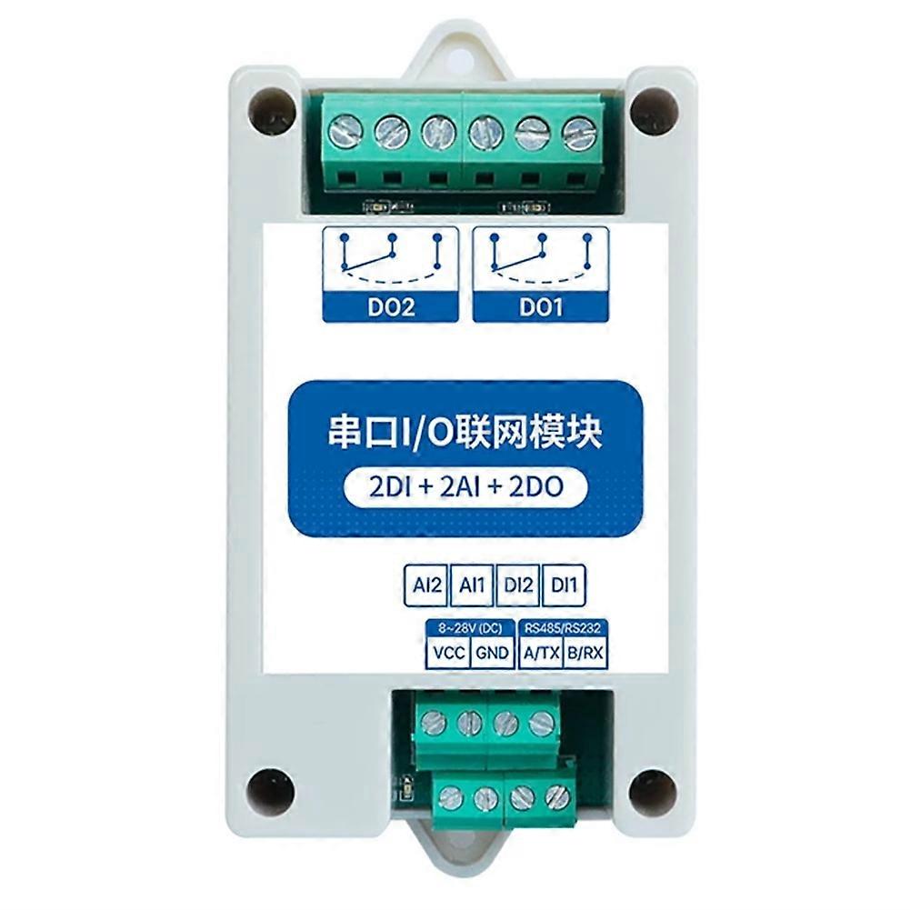 Ma01-aacx2220 Modbus Rtu Rs485 Netzwerk-e/a-module: 2 Ein-/ausgänge + 2 Analoge Eingänge + 2 Analoge Ausgänge Mit Serieller Schnittstelle Für Sps/touchscreen, 2 Schaltausgänge