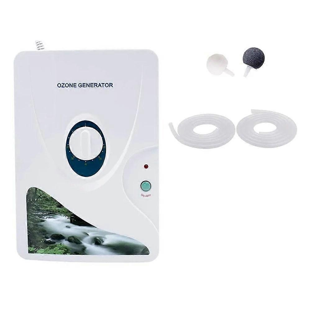 Tragbarer Ozongenerator 600 Mg, Wasserozonisator, O3-ozongerät Zur Reinigung Von Luft, Wasser, Obst Und Gemüse Zu Hause (europäischer Stecker).