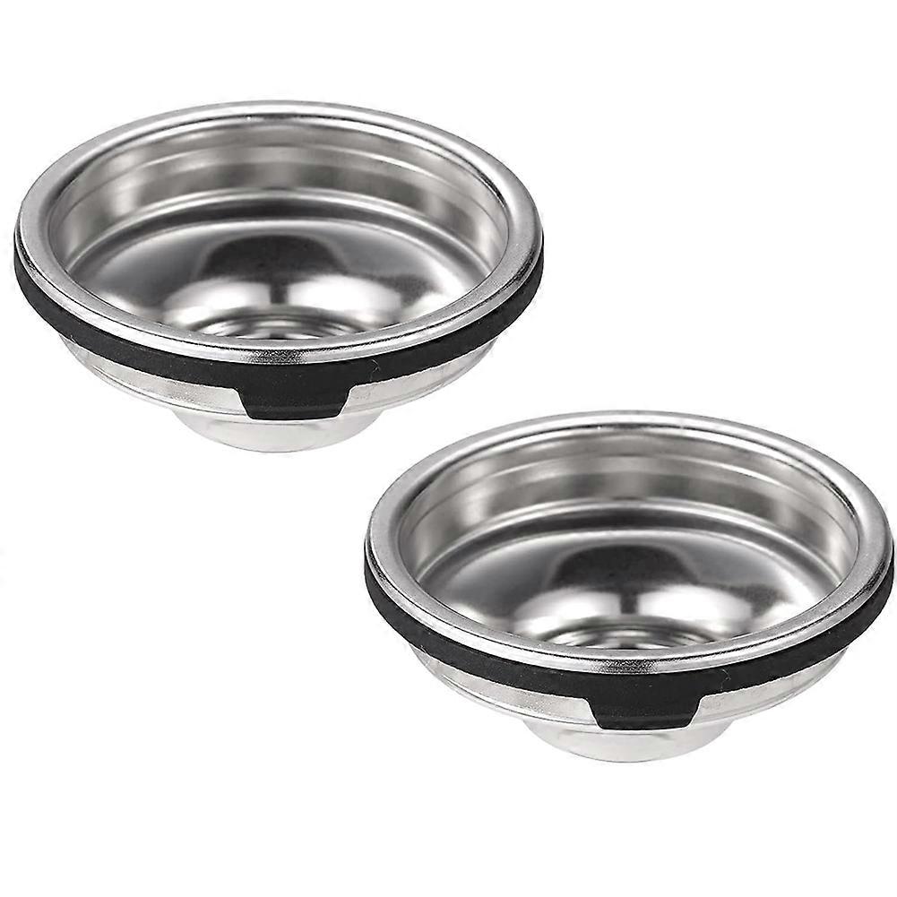 Set Mit 2 Wiederverwendbaren Edelstahl-filterhaltern Für Ninja Luxe Cafe Es701, Für Eine Tasse.