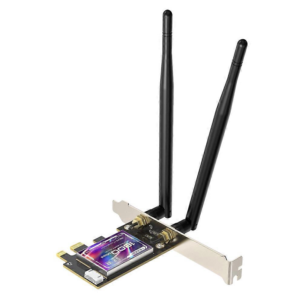 Edup Ax1800 Pcie Wifi 6 Adapter Mit Dualband-bluetooth 5.2 (2,4 Ghz Und 5,8 Ghz), 1800 Mbit/s Durchsatz Und Mu-mimo-technologie Für Eine Stabile Hochgeschwindigkeitsverbindung.