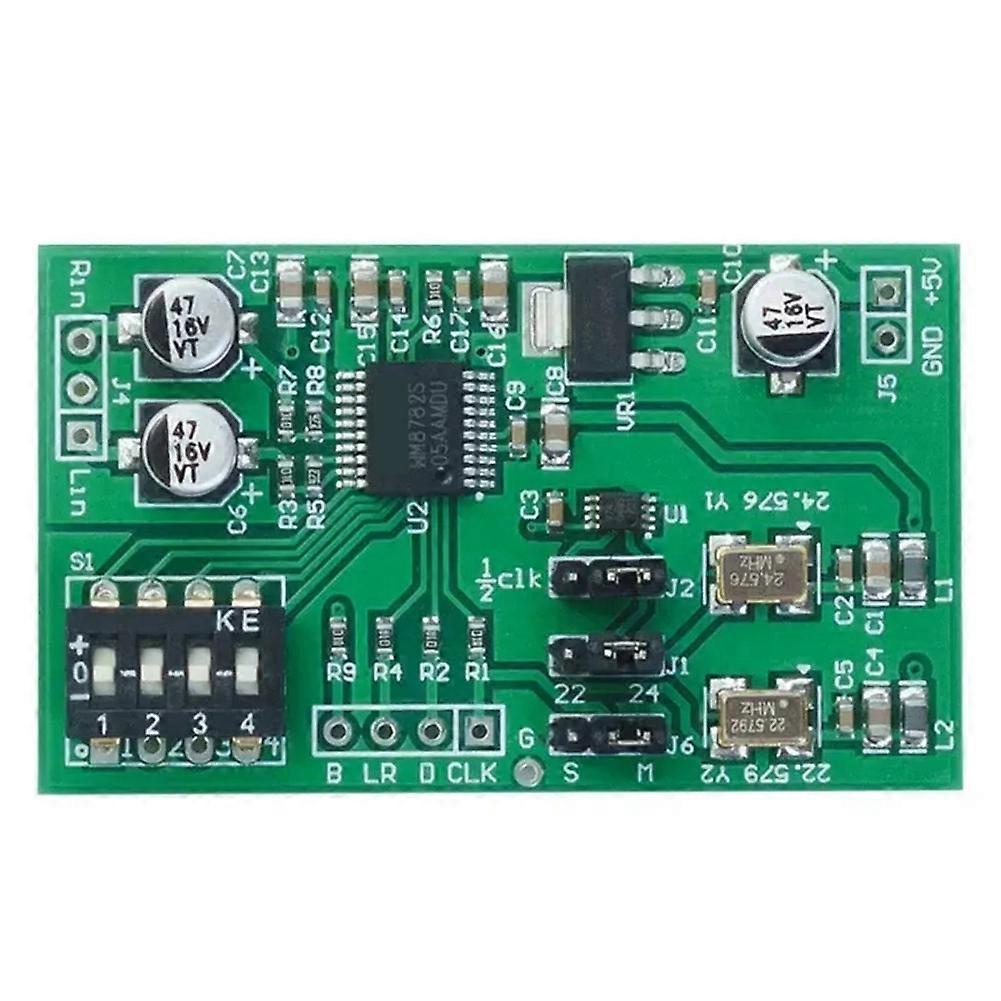 Wm8782 Zweikanal-24-bit-datenerfassungskarte Mit Analogem Audioausgang Aux Und Links/rechts Ausgerichtetem Digitalem I2s-ausgang