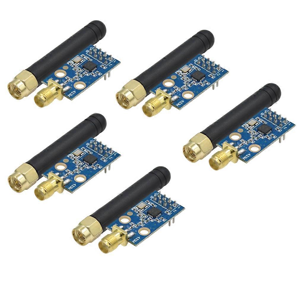 Cc1101 Funkmodul (5 Stück) Mit Sma-antenne, Funktransceiver Für 433 Mhz, Signalverstärkung