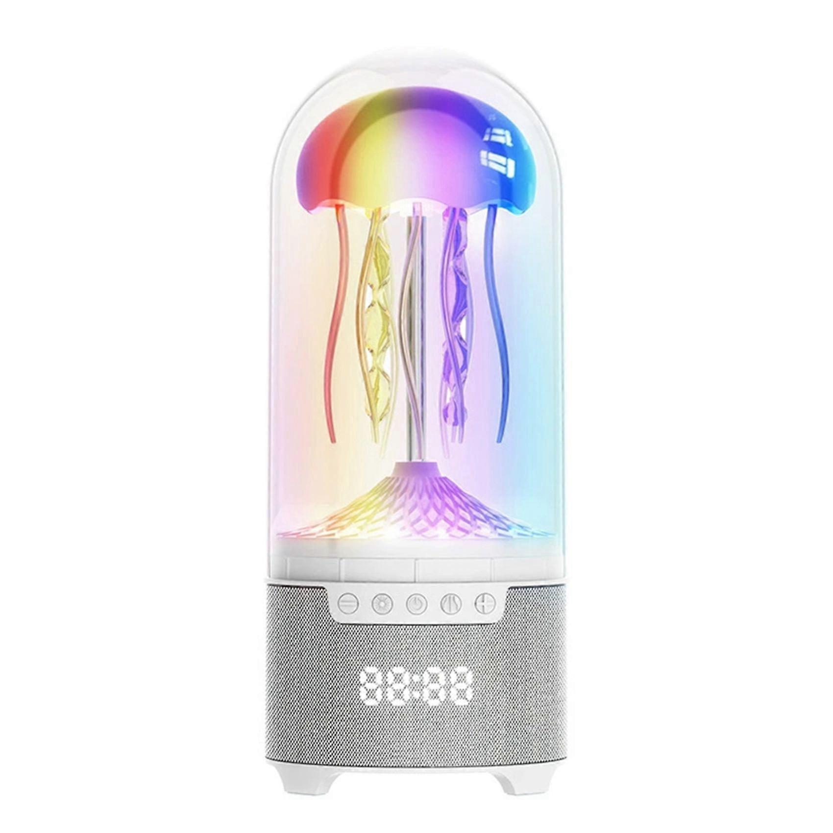 Bunter Quallen-bluetooth-lautsprecher, 3d-hifi-stereo-musikplayer, Nachttischlampe Für Camping, Partys Und Als Wohndekoration