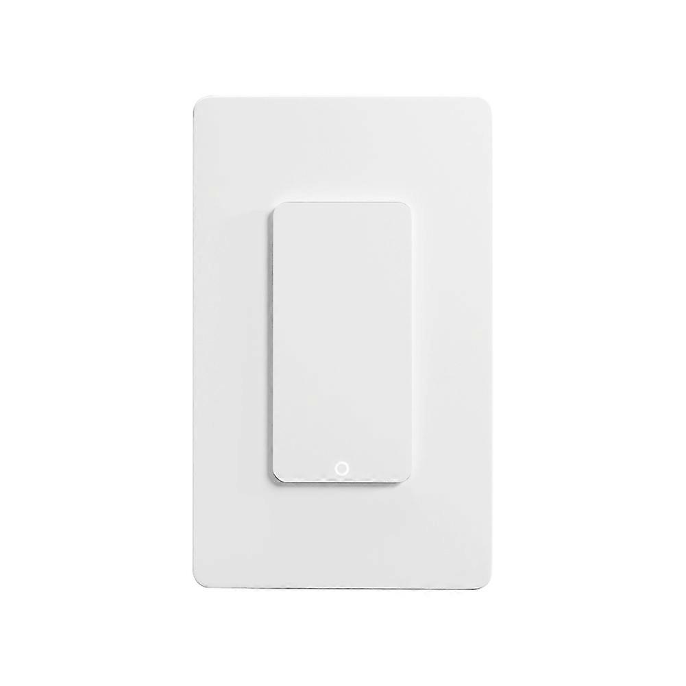 Tuya Smart Wi-fi Druckknopf-wandschalter, Einpolig, Kompatibel Mit Alexa Und Google Home (us-stecker, 1-fach).