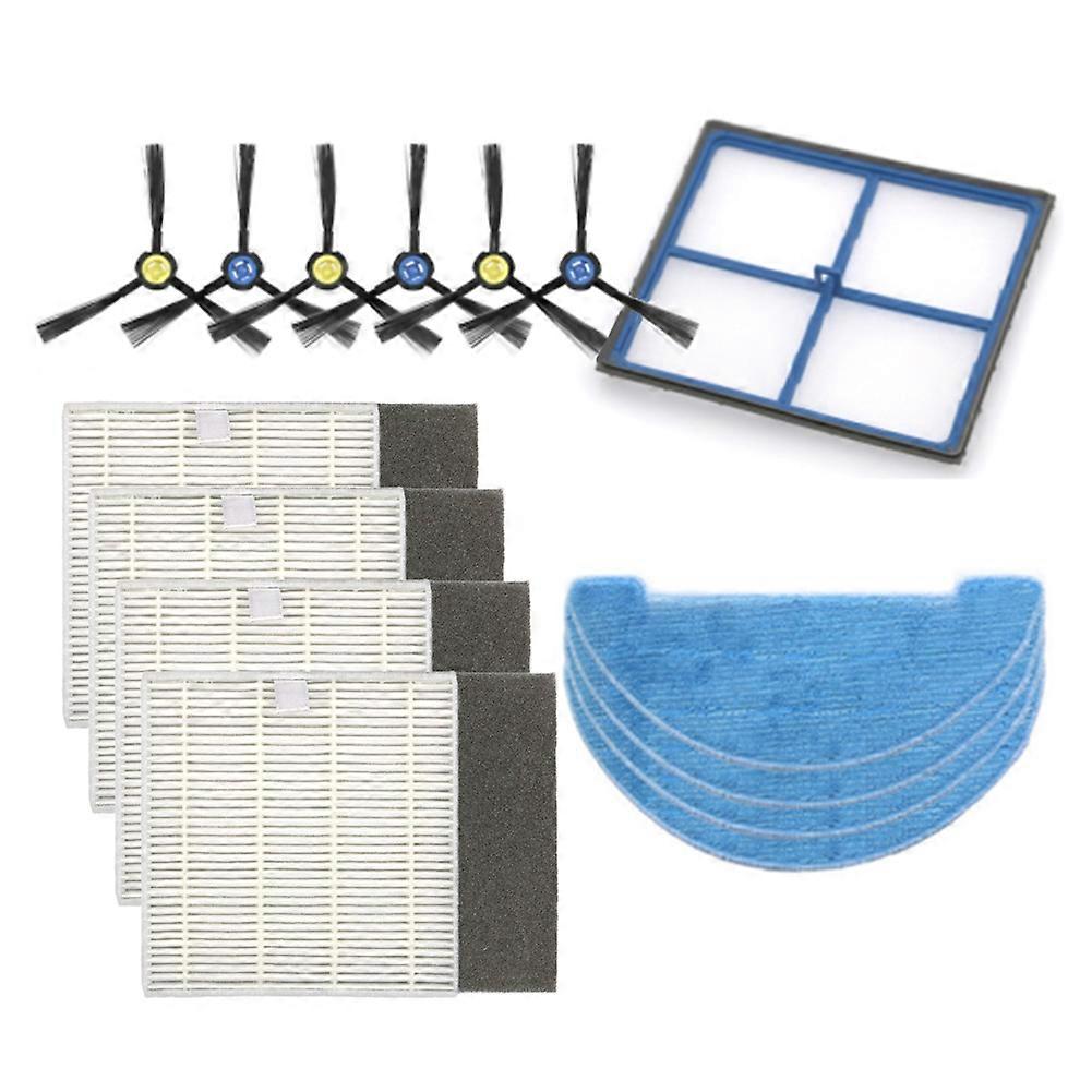 Ersatzteile Für Den Ilife V8 V8s X750 X7 Saugroboter: Filter, Seitenbürste Und Reinigungstuch.
