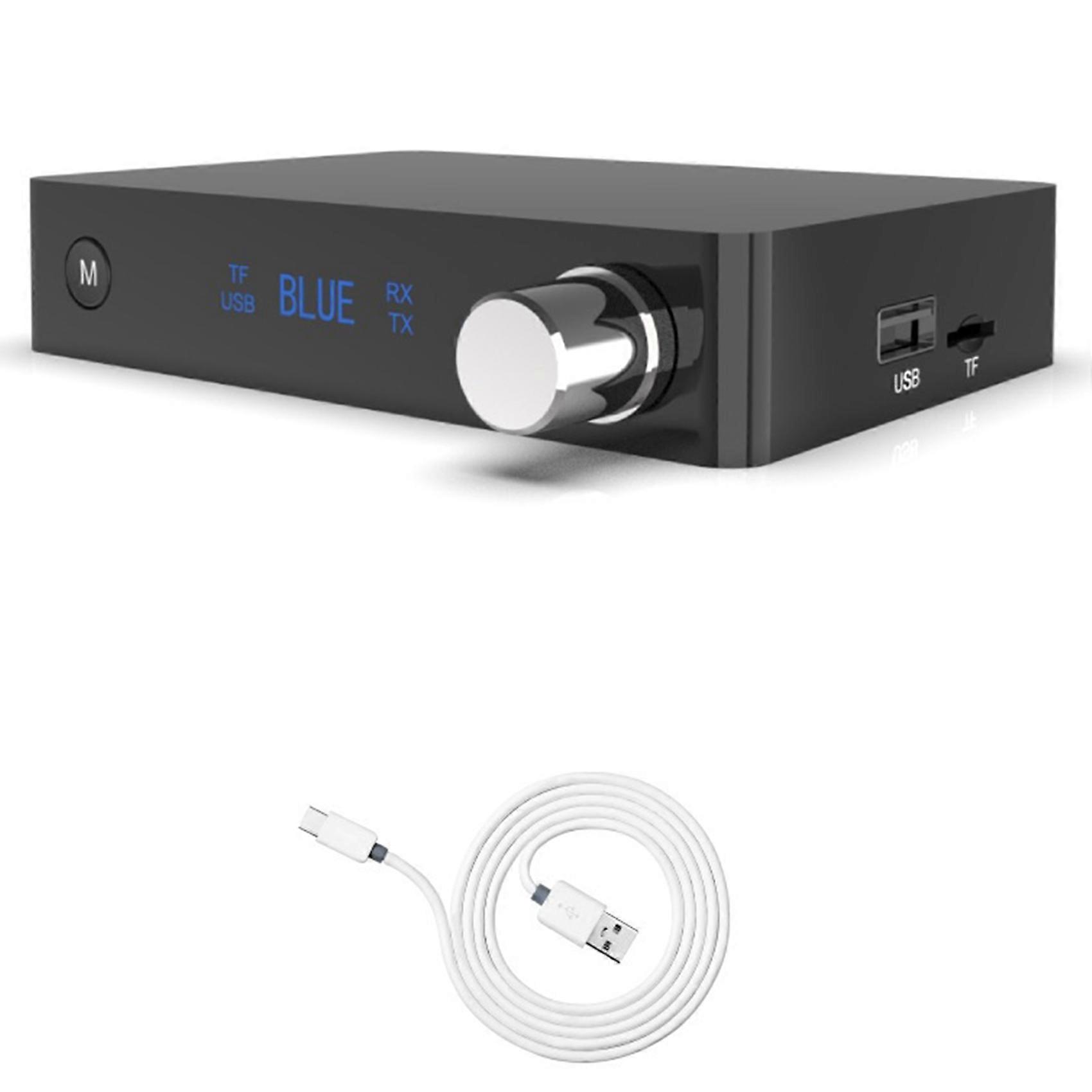 Bluetooth 5.0-adapter Mit Digitalanzeige, Bluetooth-sender Und -empfänger, 3,5-mm-aux-ausgang, Rca-ausgang, Tf-kartenleser Von Usb-sticks