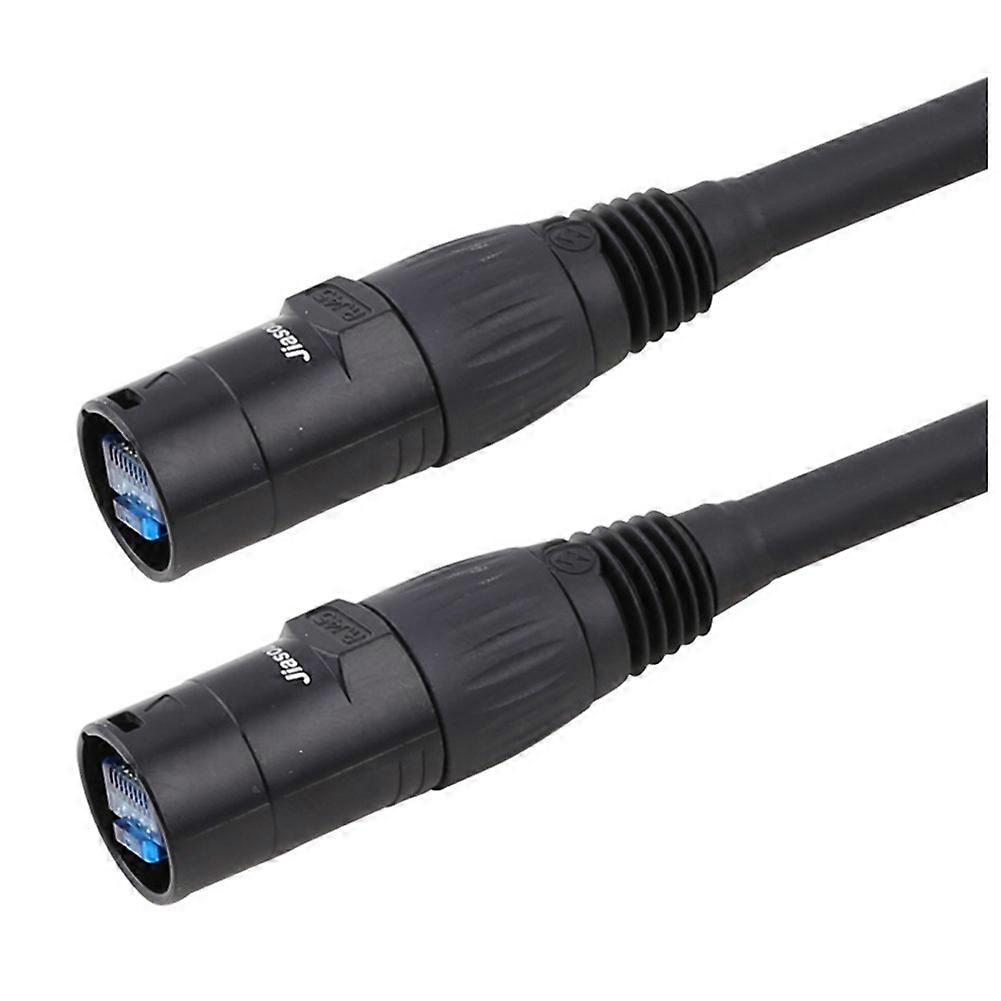 Jiasound Cat6 Ethernet-kabel, Ethercon-kompatible Rj45-stecker Für Industrie-, Unterhaltungs- Und Bühnentechnik, 1 Meter