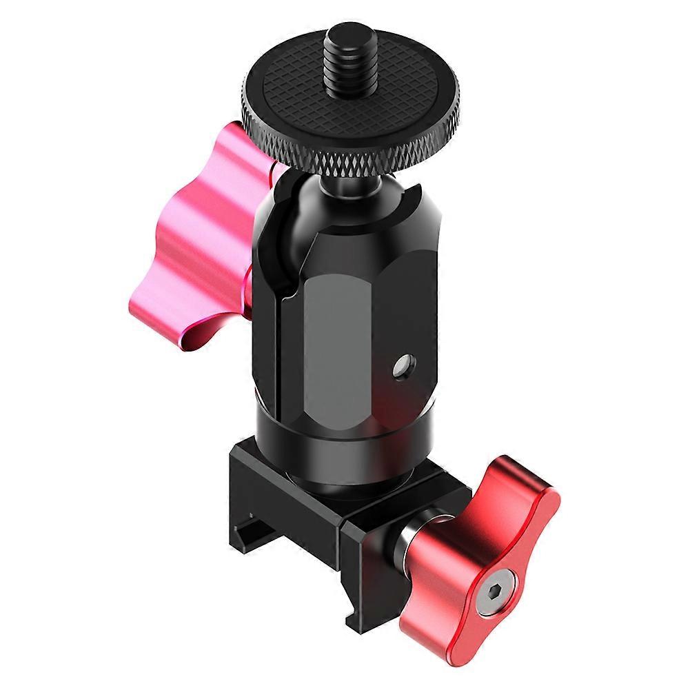 360° Omnidirektionaler 17-mm-kugelkopf, Schwenkplatte, Verschiebbare Nato-halterung, 1/4"-gewinde, Schnellverschluss Für Mikrofon-/kamerakäfig