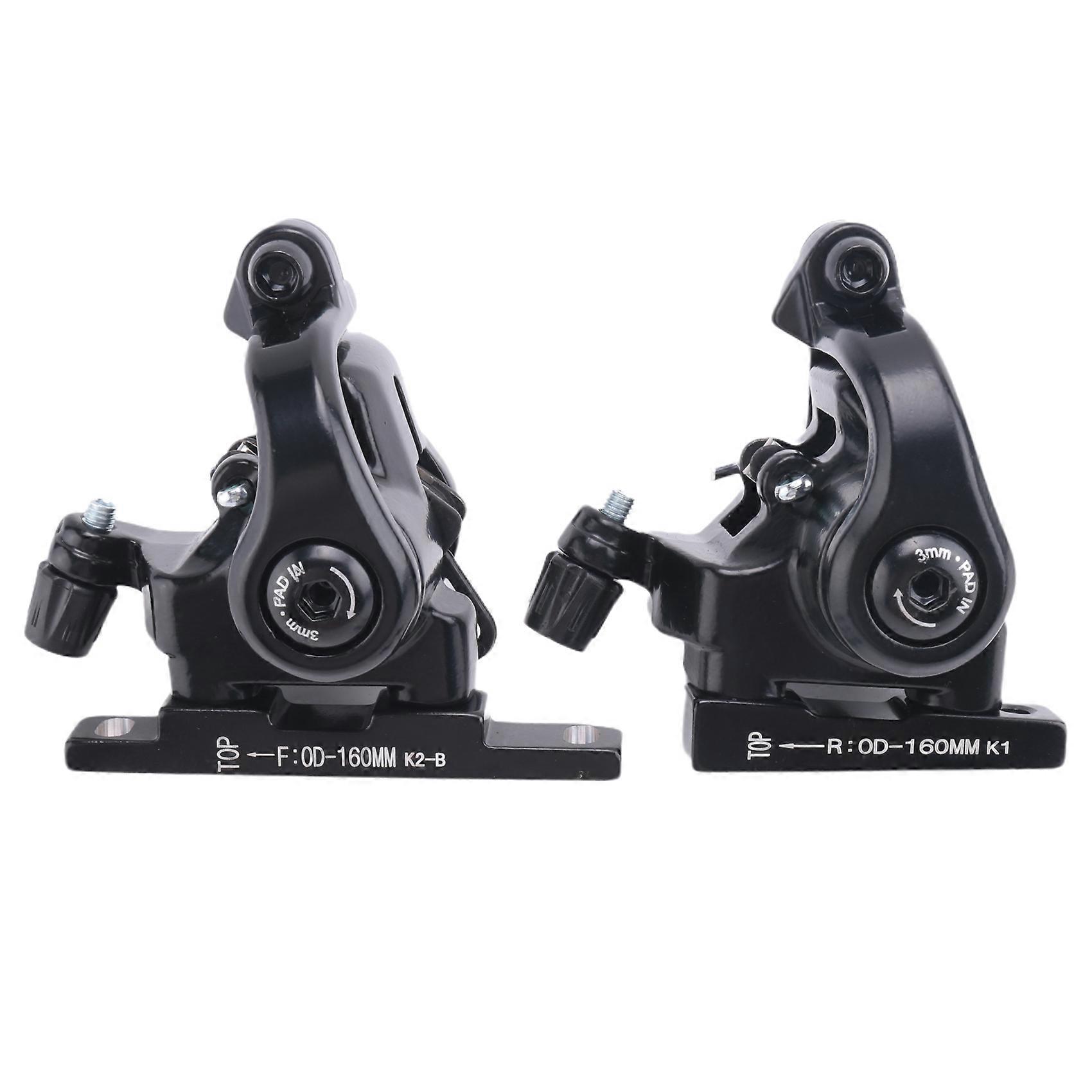 Racework Flat-mount Mechanische Scheibenbremsen Für Rennräder, Doppelter Seitlich Wirkender Bremssattel, 160 Mm, Vorne Und Hinten, Klemmung.