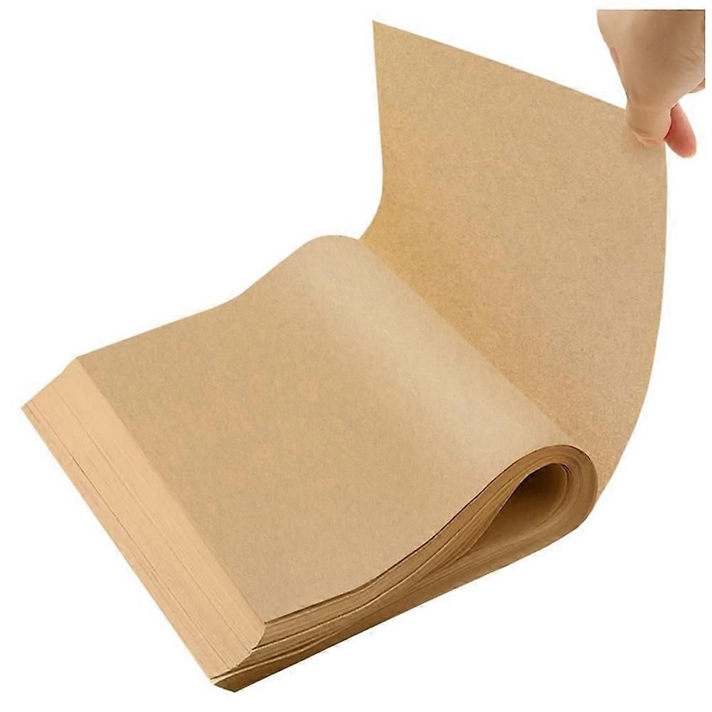 100 Vorgeschnittene Blätter Pergamentpapier, Antihaftbeschichtet, Wellen Sich Nicht Und Brennen Nicht (20 X 15 Cm).