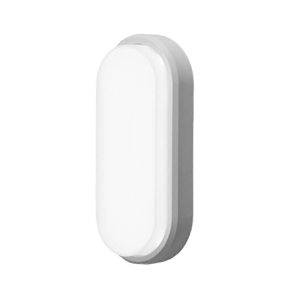 Moderne Ovale 12-w-led-wandleuchte, Wasserdicht, Für Badezimmer, Veranda Oder Flur, Weiß