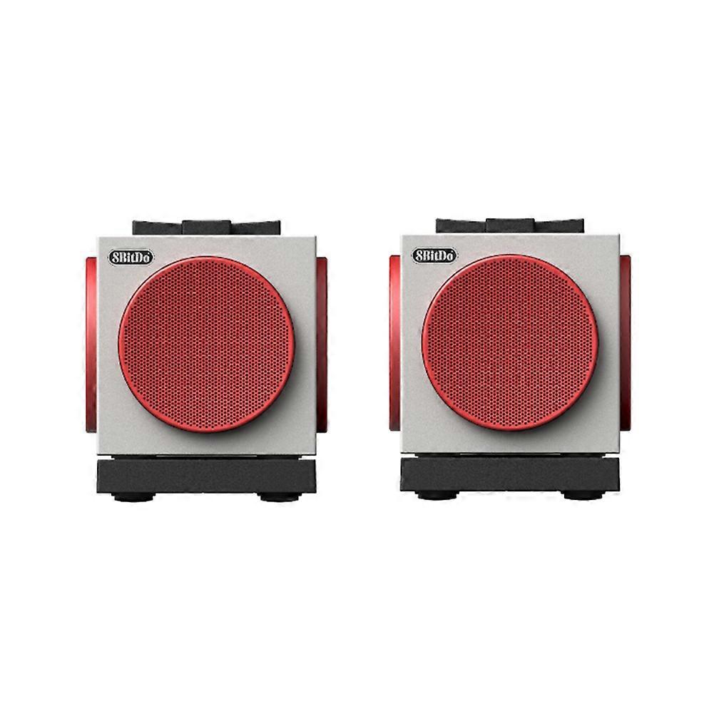 8bitdo Cube2 Kabelloser Bluetooth-lautsprecher Im Retro-stil Mit Ladestation, Leicht Und Tragbar, Ideal Für Pc, Laptop Und Gaming-desktop.