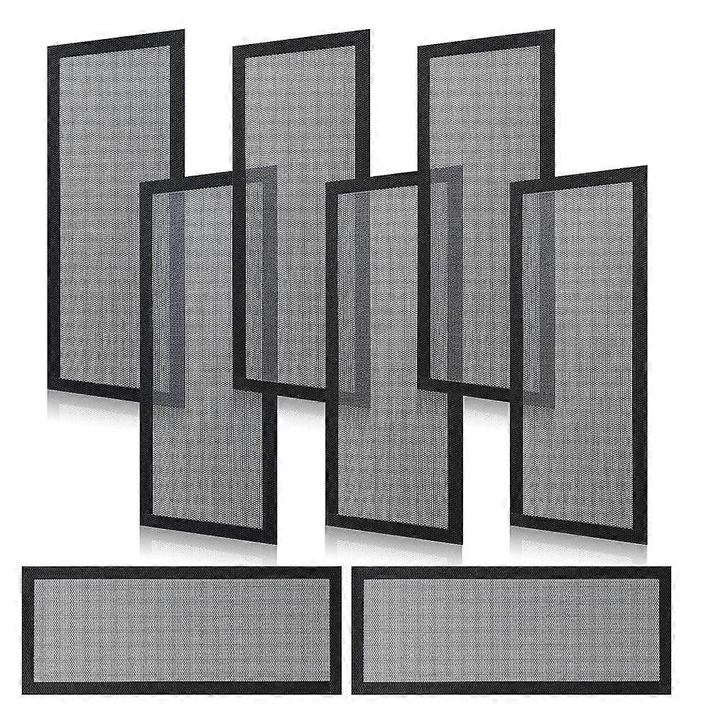 Set Mit 8 Magnetischen Lüftungsgittern (30,5 X 14 Cm) Für Decken, Böden Und Wände. Fängt Schmutz, Haare Und Staub Auf.