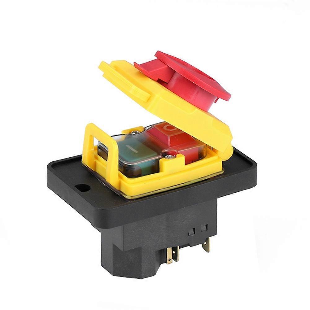 400-v-7-poliger Elektromagnetischer Schalter, Ein/aus, Mit Schutzabdeckung, Wasserdicht, Mit Momentan-rückstelltaste Kjd18
