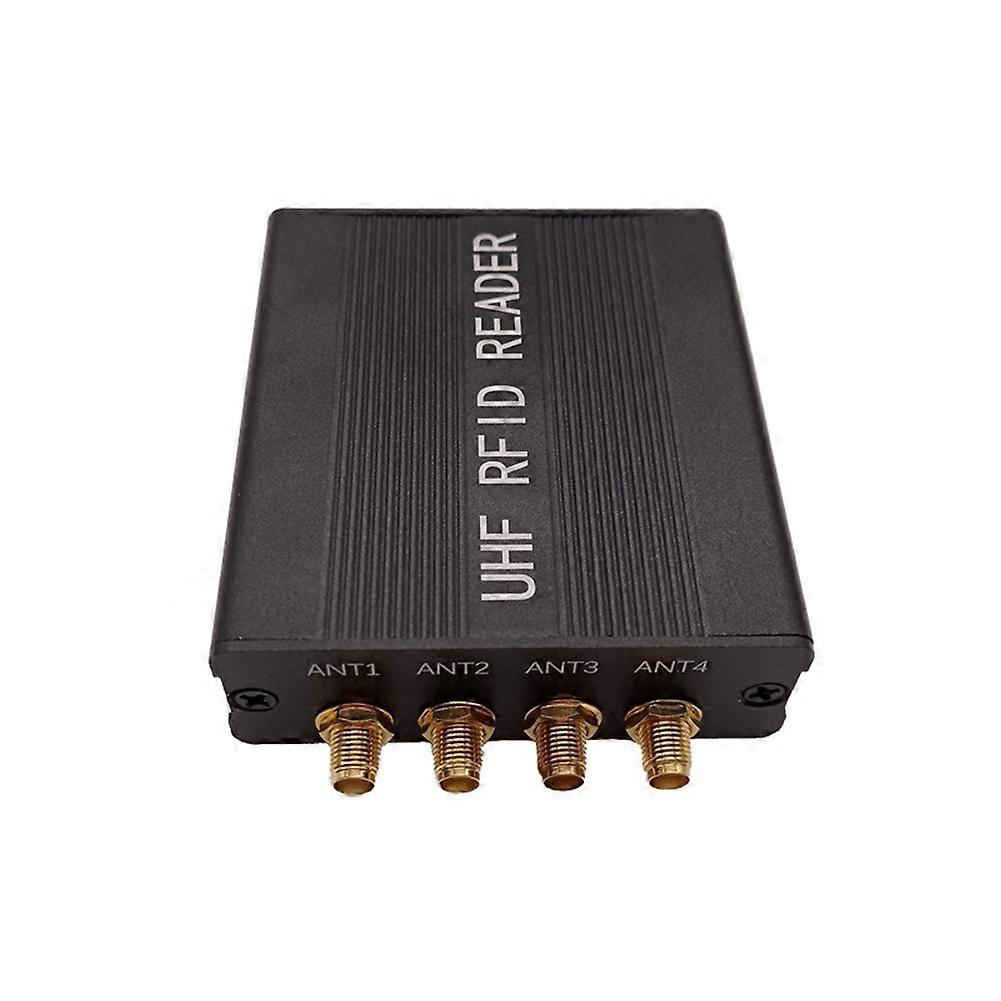 Uhf-rfid-lesegerät, Sma-buchse, 15 M Lesereichweite, Rs232-schnittstelle, 4-port-uhf-rfid-lesegerät, Eu-stecker