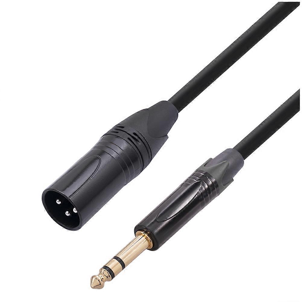 6,35-mm-klinkenstecker Auf 3-poliges Xlr-audiokabel (stecker), Symmetrische Mikrofonschnittstelle, 3 Meter