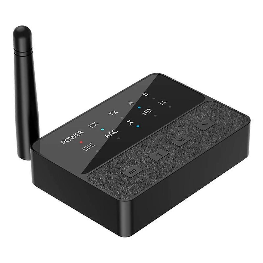 Bluetooth 5.3-audio-transmitter/receiver Mit Geringer Latenz (2-in-1) Und 3,5-mm-aux-adapter Für Fernseher, Pc Und Autolautsprecher