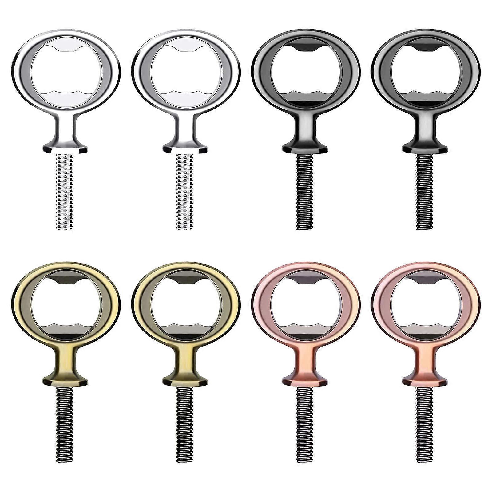 Set Mit 8 Flaschenöffnern Aus Metall, Edelstahleinsatz, Diy-werkzeug, Flacher Flaschenöffner