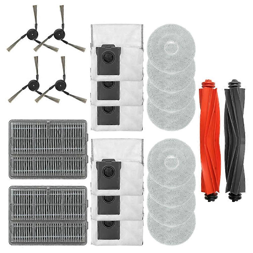 Ersatzteile Für Dreame X40 Pro Ultra: Hauptwalze, Seitenbürste, Hepa-filter, Reinigungstuch, Staubbeutel Und Zubehör