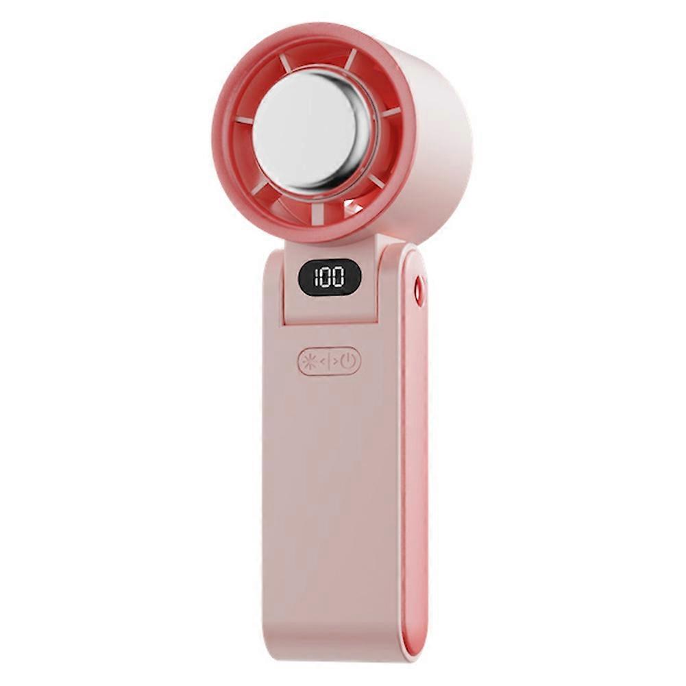 Tragbarer Turboventilator Mit Eiskühlung, Led-anzeige, Wiederaufladbar Für Reisen Und Outdoor-aktivitäten