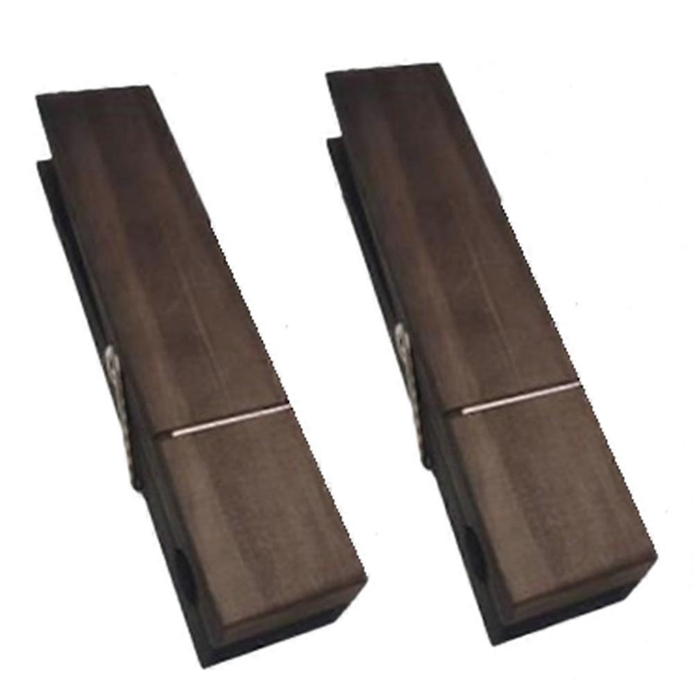 Rutschfester, Wandmontierter Handtuchhalter Aus Holz Mit Wäscheklammern Zum Aufhängen Von Handtüchern. Einfache Und Vielseitige Montage.