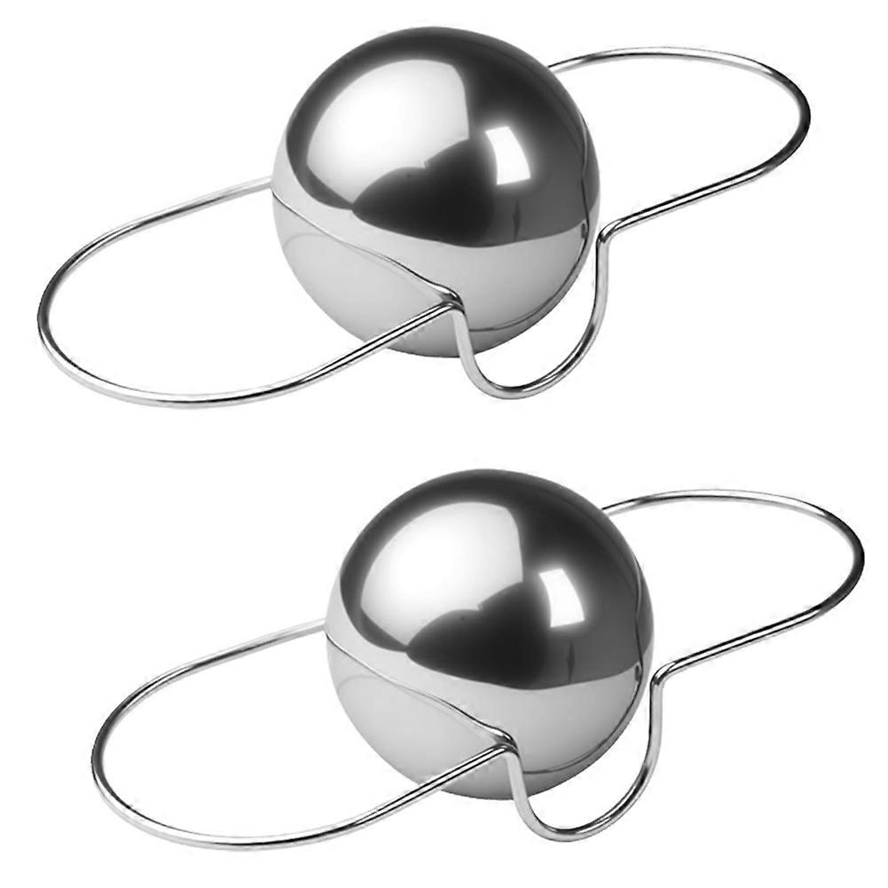 Set Mit 2 Kühlkugeln Für Espresso, Aus Edelstahl, Ideal Für Espresso Und Eiskaffee.
