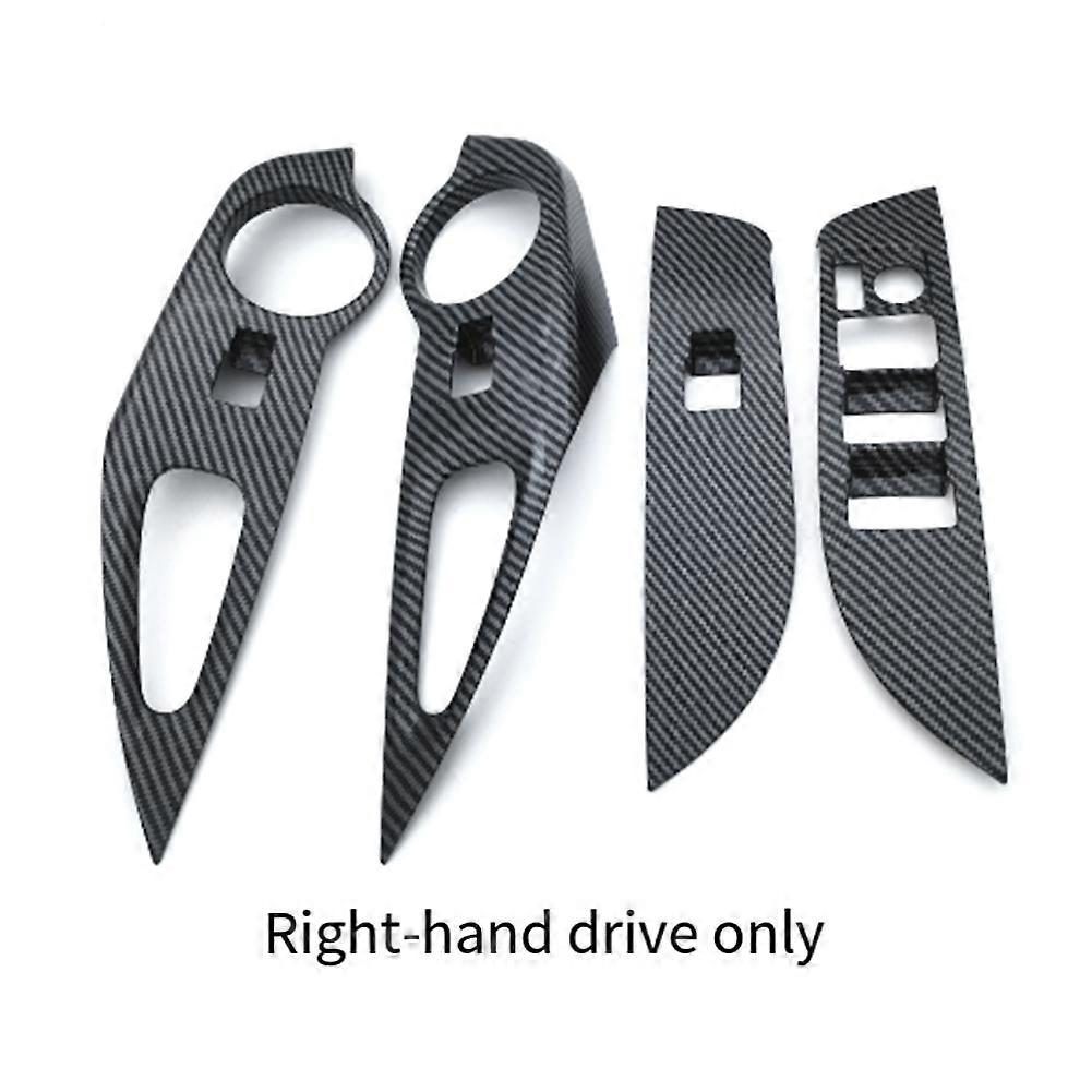 4-teiliges Set Bestehend Aus Einer Fensterheberschalterabdeckung Und Einer Türarmlehnenverkleidung Für Toyota Corolla Cross 2020 (rechtslenker).