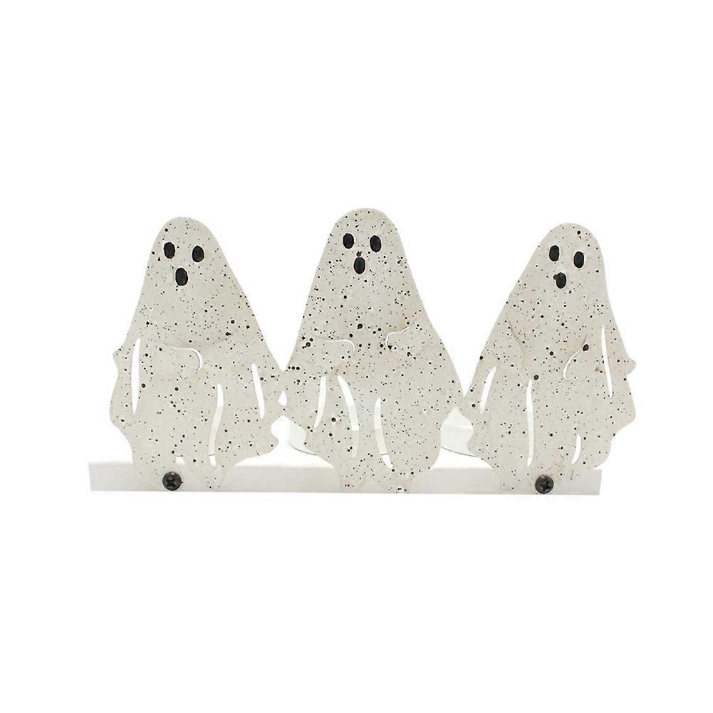 Halloween-dekorationen Mit Geisterkerzenständern, Gruselige Partystimmung, Dekorationen Fürs Homeoffice