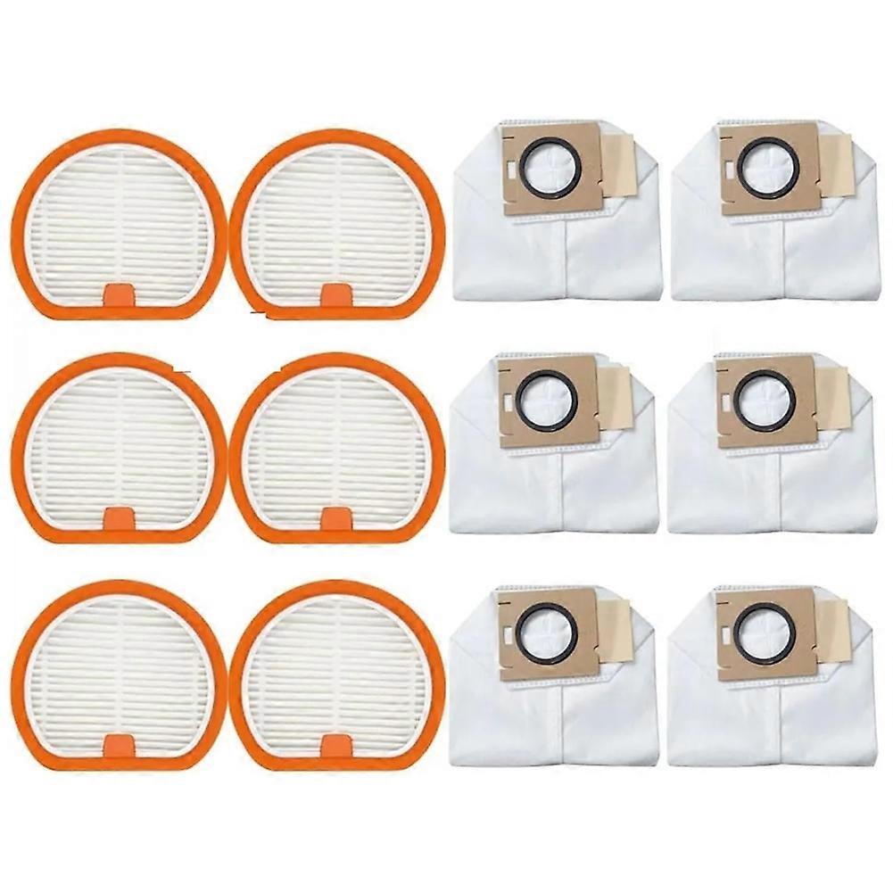Set Mit 12 Ersatz-hepa-filtern Für Den Kabellosen Staubsauger Uwant V500.