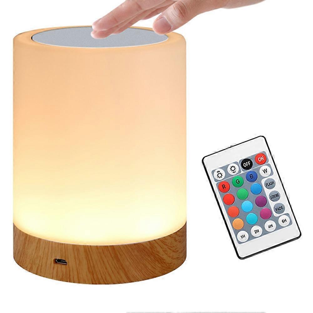 Wiederaufladbare Led-tischleuchte Mit Einstellbarer Helligkeit, 13 Farben, Usb-c-anschluss, Tragbar Für Schlafzimmer Und Außenbereich