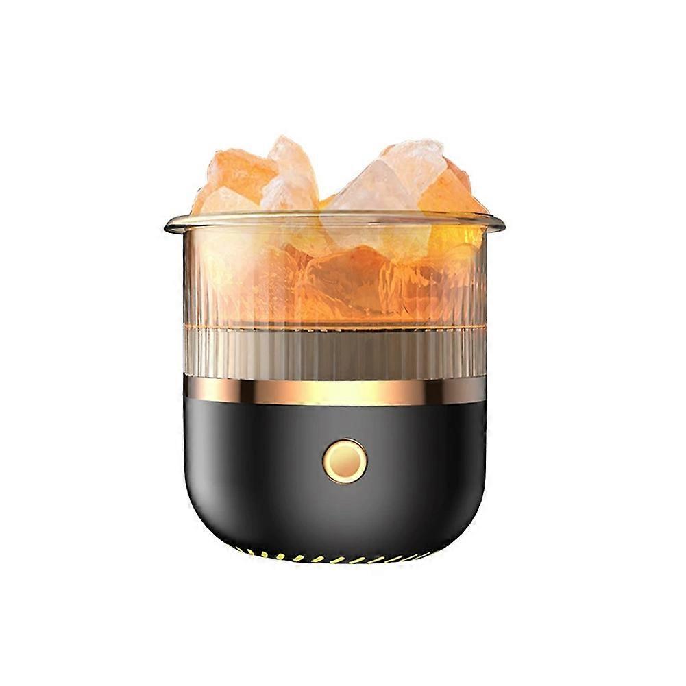 Aromatherapie-diffusor Für Ätherische Öle, Salzkristalllampe, Diffusor Mit 7 Lichtfarben, 160 Ml Kaltnebel-luftbefeuchter Für Zuhause.