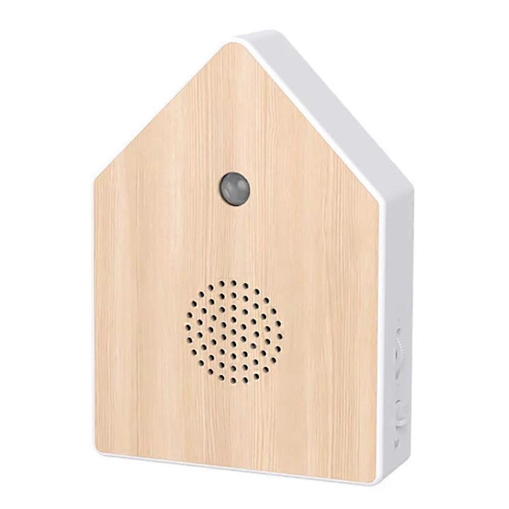 Wandmontierte Vogelgesangbox Mit Bewegungsmelder, Klangbox Aus Naturholz Zur Entspannung