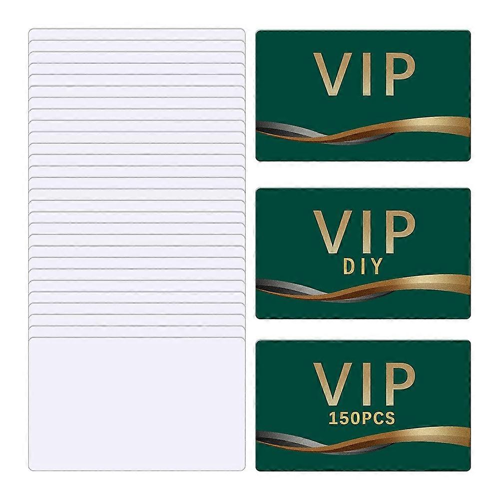 150 Blanko-visitenkarten Für Sublimation, Doppelseitig, Aus Aluminium, In Großen Mengen.