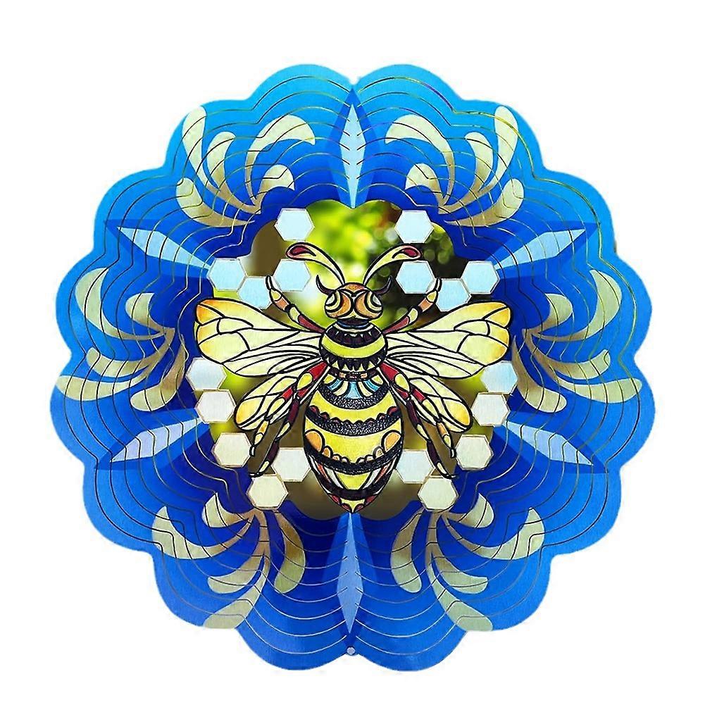 Dreidimensionale Bienen-wetterfahne Zum Aufhängen, Kinetische Eisenskulptur Für Die Innen- Und Außendekoration.